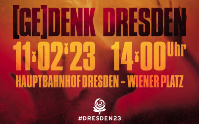 Treffpunkt zum Dresden Gedenken 2023