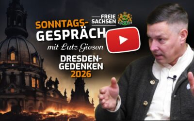 Lutz Giesen beim Sonntagsgespräch der Freien Sachsen