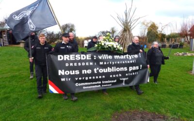 Französische Kameraden gedenken Dresden
