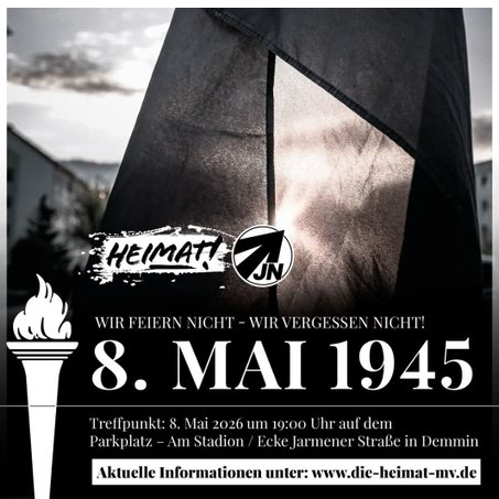 8. Mai – auf nach Demmin!